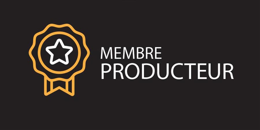 membre producteur badge